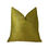 Thumbnail: Deep Lemon Grass Metallic Citrine and Gold Handmade Luxury Pillow