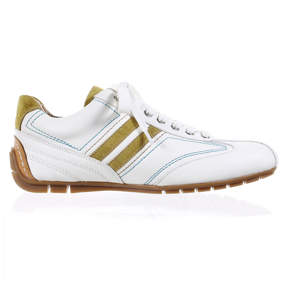 Thumbnail: Leather Sneaker-Mustard