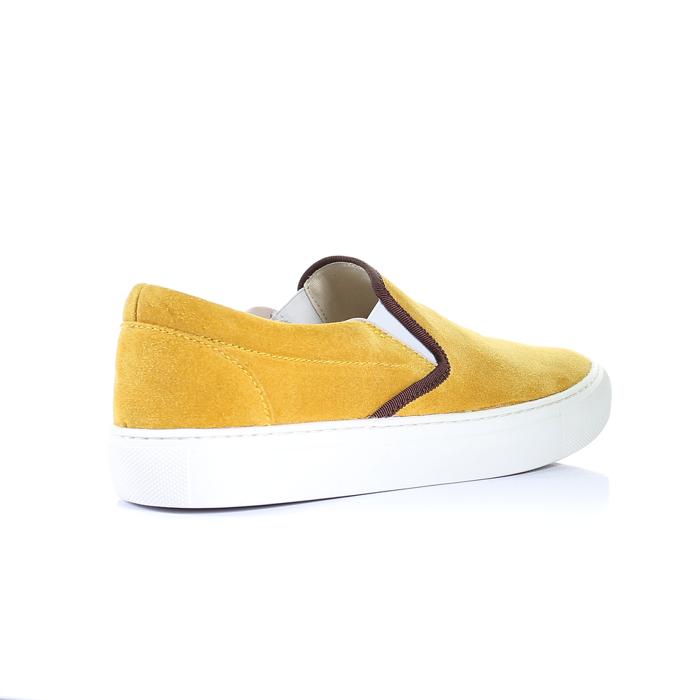 Thumbnail: Suede Slip on Sneaker (Mustard)