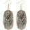 Thumbnail: Hde1815 - Natural Oval Stone Earrings