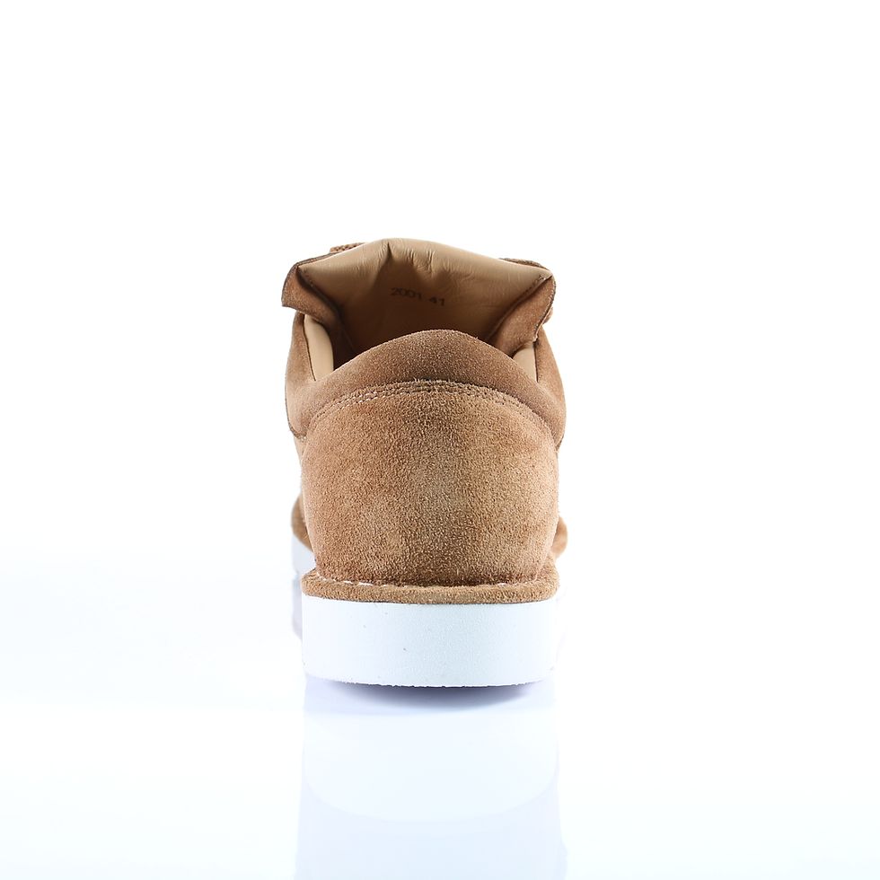 Thumbnail: Men's Style Suede Mountain Shoes (Dark Beige)