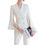Thumbnail: 2 Pieces Set Women Split Flared Sleeves Pant Suit