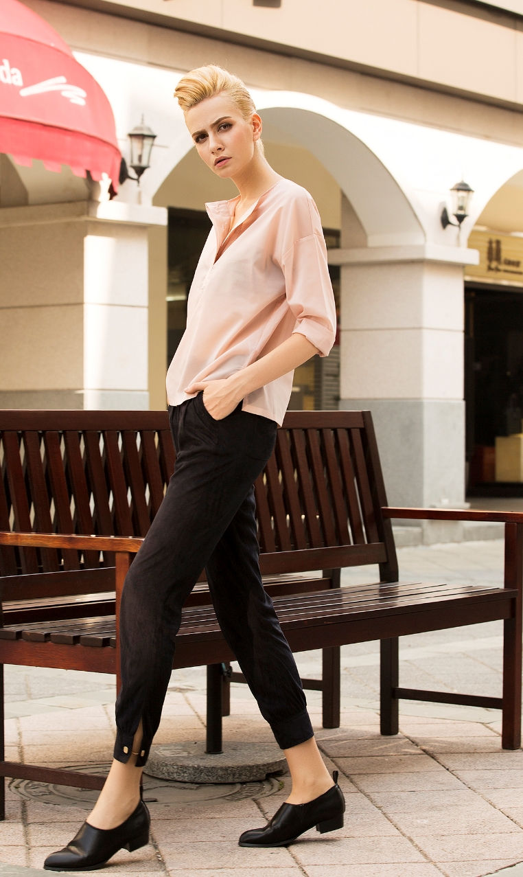 Thumbnail: Too Cool for Work Mid-Rise Faux Suede Pants