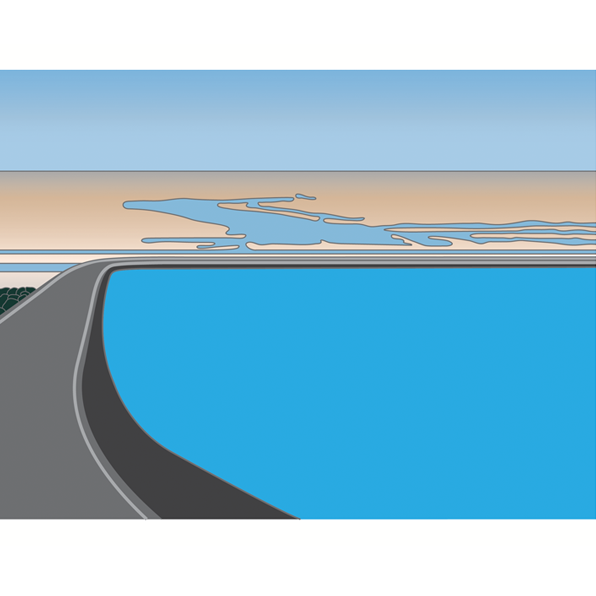 lake wall