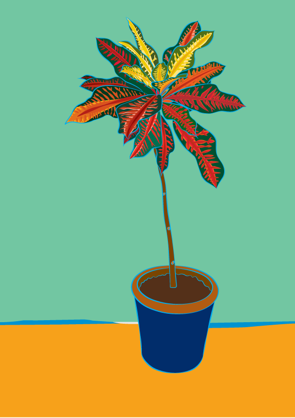 red plant