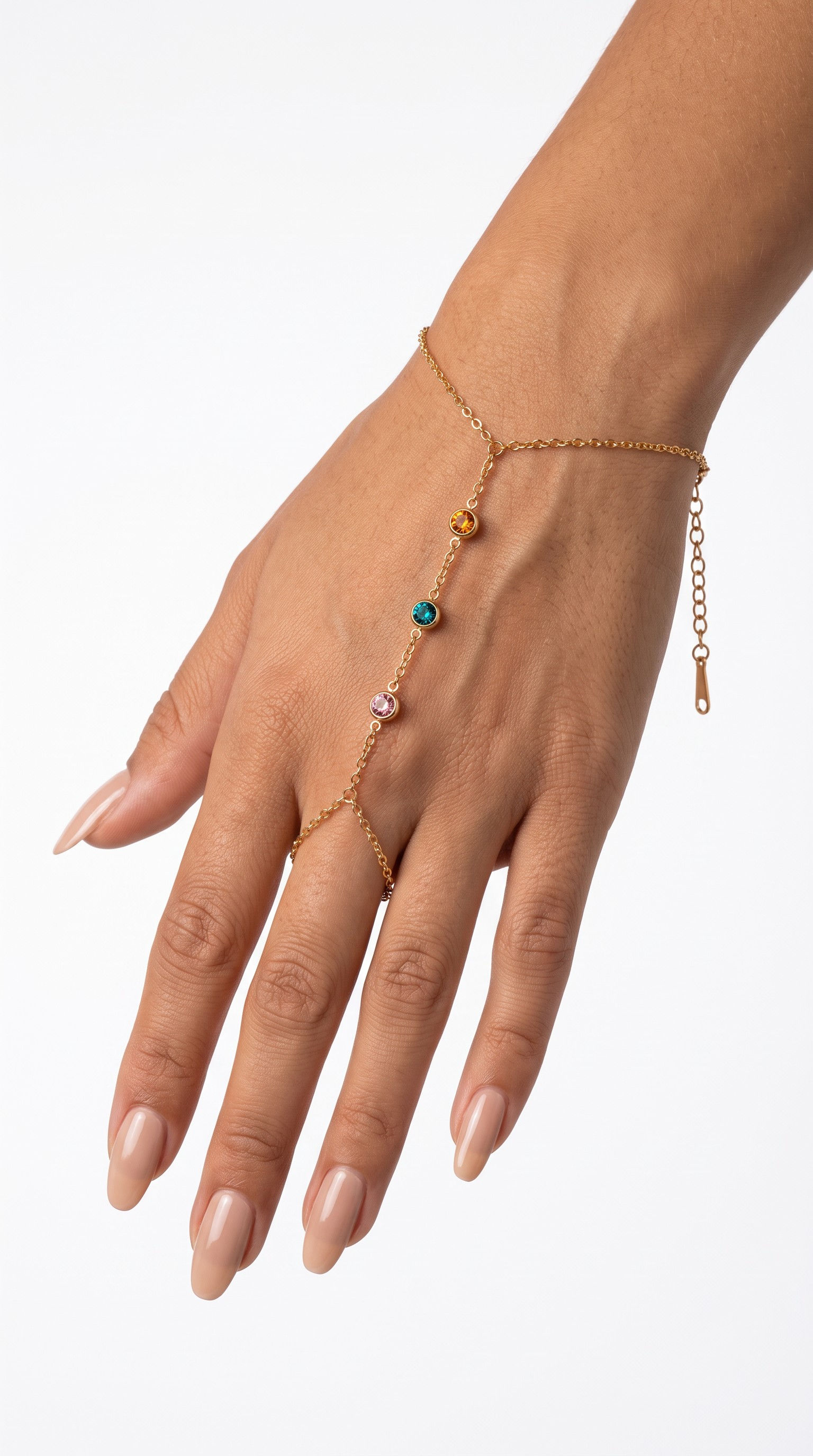 Kaleidoscope Gem Hand Chain