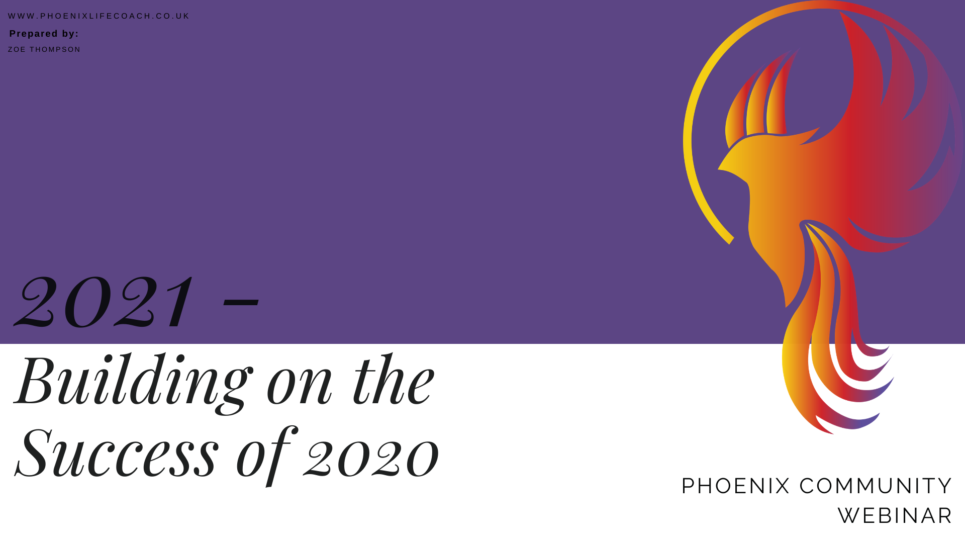 Goal Setting for 2021 Workshop