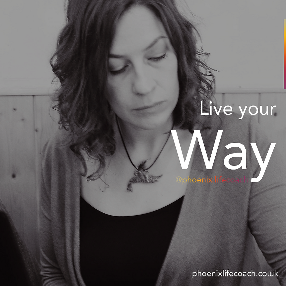 Photo of Zoe Thompson with the caption 'Live Your Way'