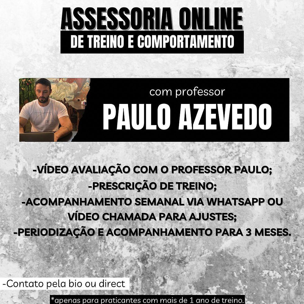 Assessoria 2 em 1 - Treine on-line comigo