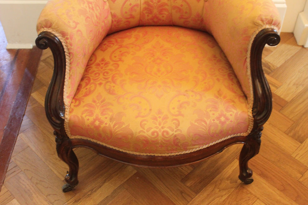 Thumbnail: An early Victorian gentleman's armchair.