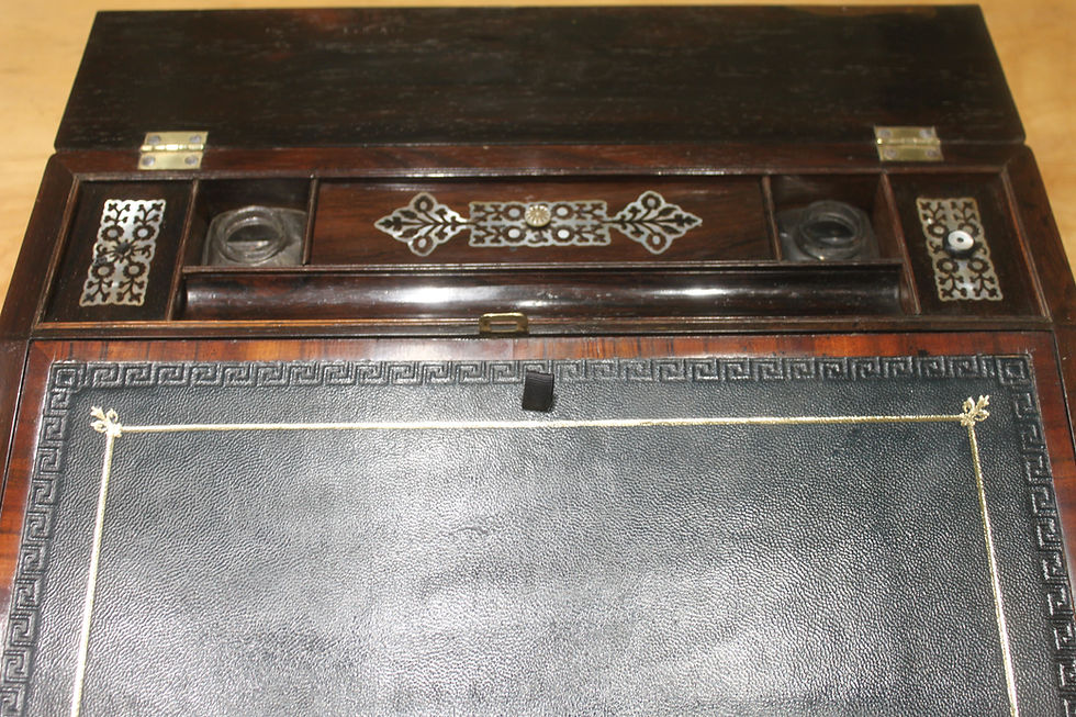 Thumbnail: Rosewood and MOP writing slope by George Austin, Dublin