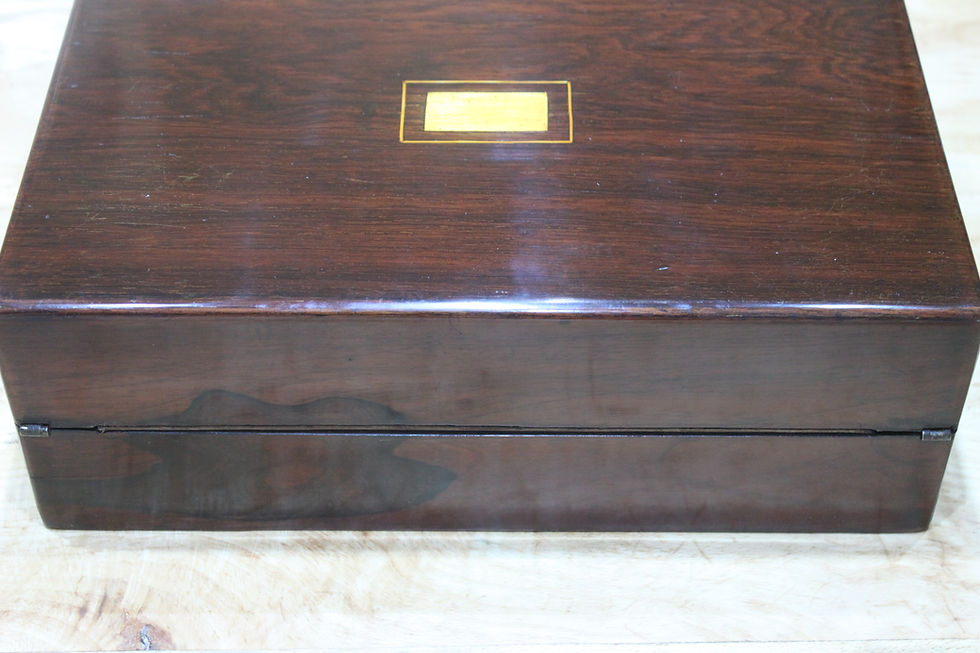 Thumbnail: An early Victorian rosewood writing slope
