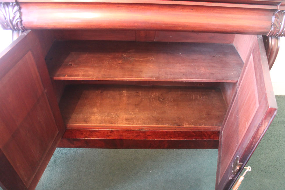 Thumbnail: An early Victorian mahogany two-door chiffonier.