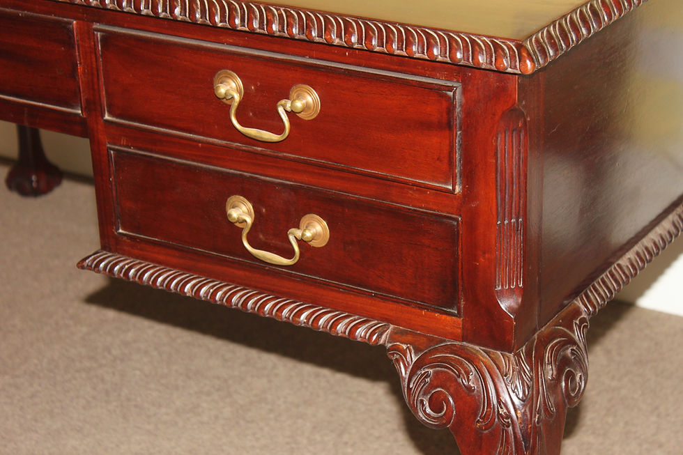 Thumbnail: Chippendale style Mahogany Partners’ Desk/Library