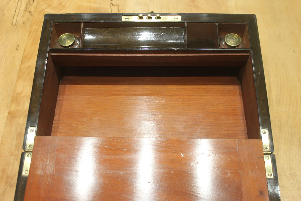 Thumbnail: Victorian burr walnut writing slope
