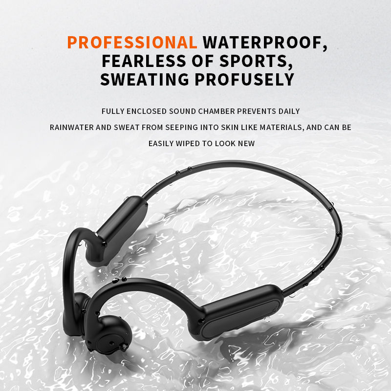 Miniatura: Fones de Ouvido B8 True Bone Conduction Bluetooth 5.3, Fones de Ouvido Sem Fio p