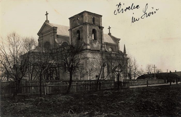 Костел Святого Николая, реконструкция, 1917 г.