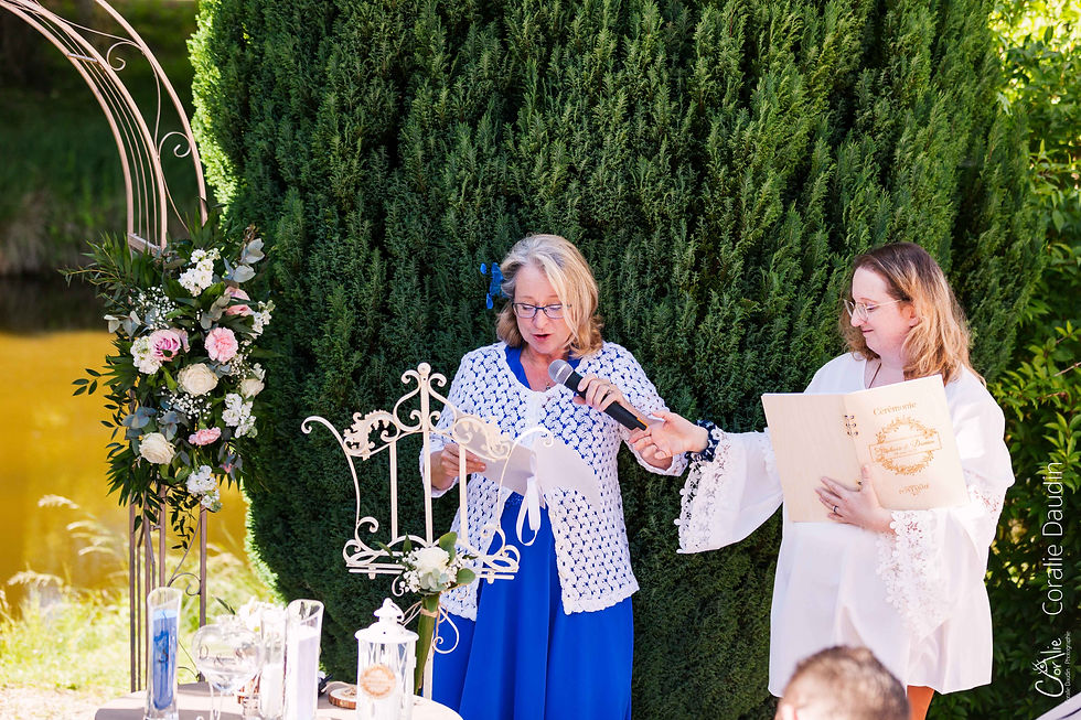 cérémonie laïque mariage au château de Pontarmé
