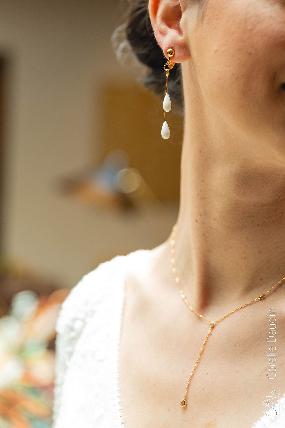 reportage photo détails tenue de la mariée