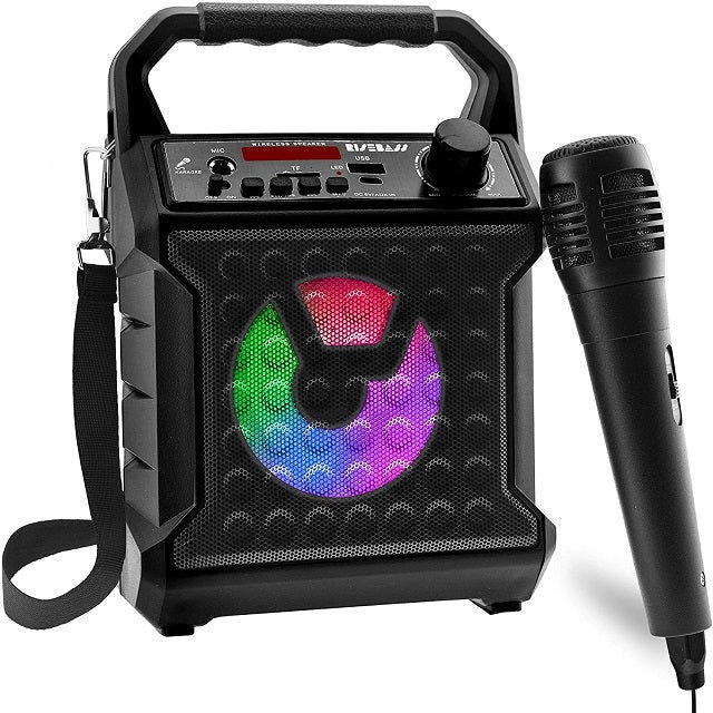 Miniatura: Risebass Portable Karaoke Machine with Microphone - Home Karaoke System with Par