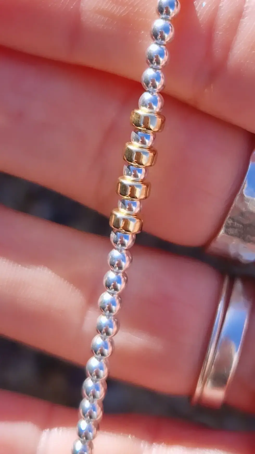 Thumbnail: Shine - Sterling Silver Stacking Bracelet 