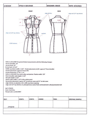 BUTTON DOWN SHIRT DRESS