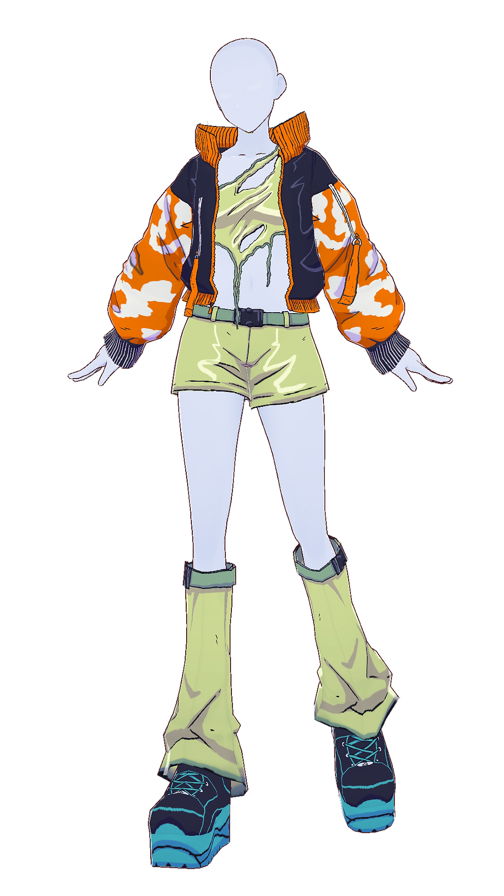 LYROID Silver Tier VRoid Outfit Design