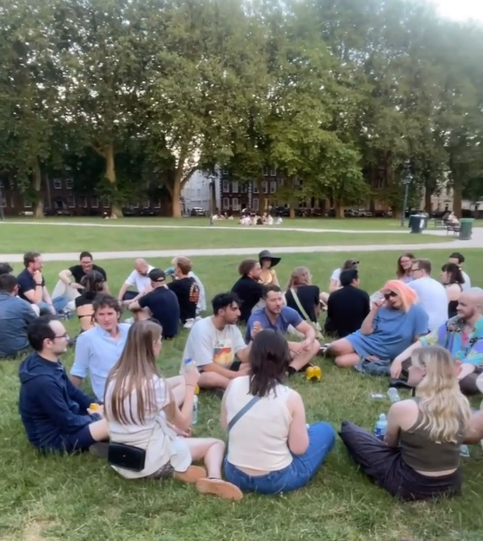Pints & Genuine Conversation: Park Edition 🌴