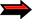 Black and Red Right Arrow