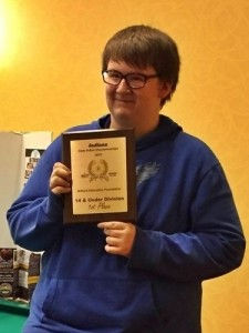 Joey Brush, 14 and under 1st place