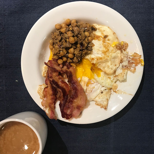 chili, bacon, eggs, breakfast, recipe, health, paleo