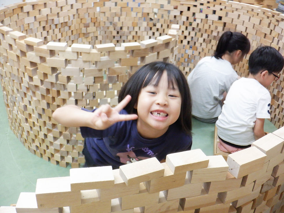 2025年9月2週目 積木「らせん」