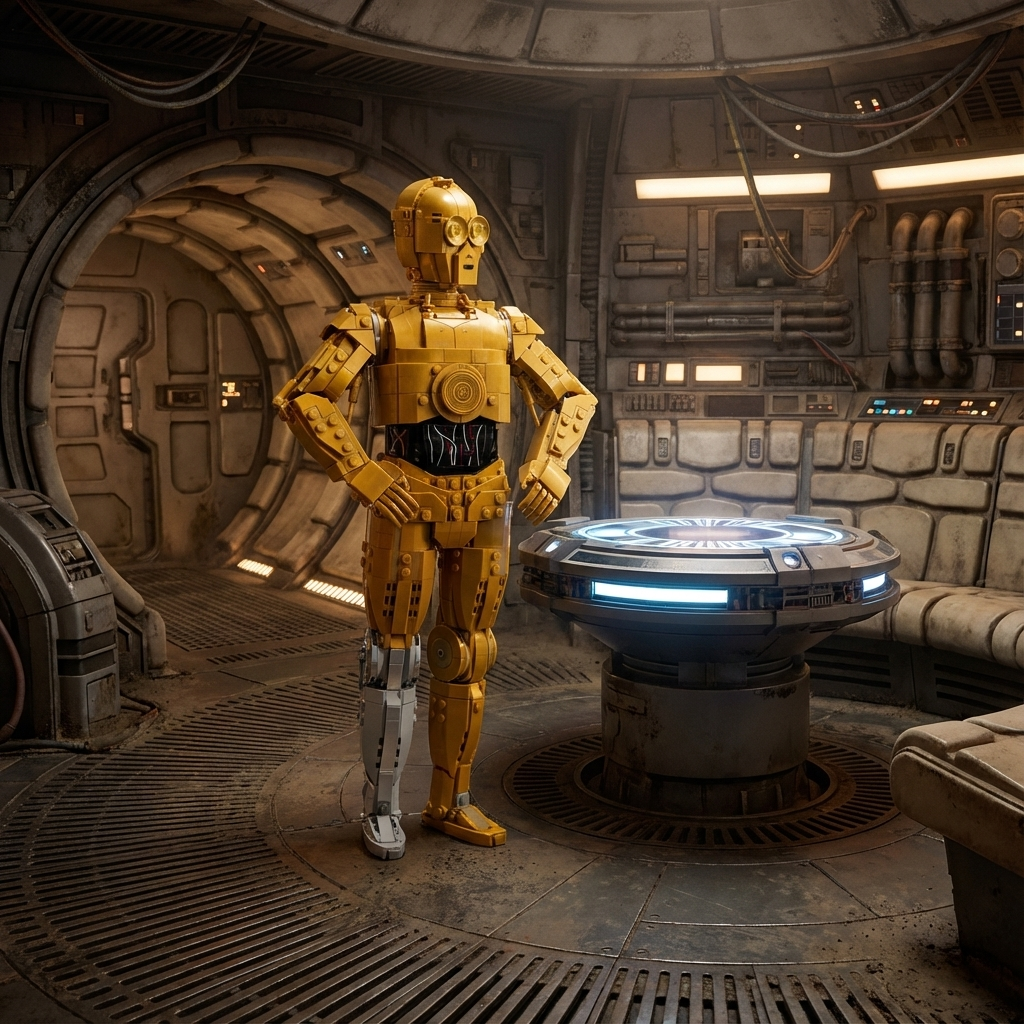 C-3PO, grande, 38cm, 1138 peças