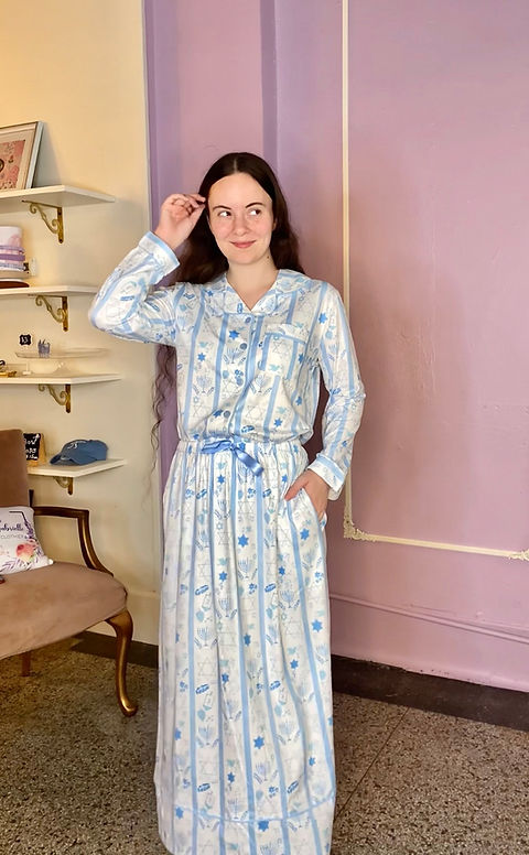 Nera~ Hanukkah Skirt Pajamas Nera~ Hanukkah Skirt Pajamas
