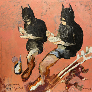 Batmans in Kiev Military Hospital, Ukraine