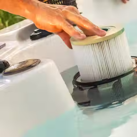 Spa jakuzi filtre temizliği