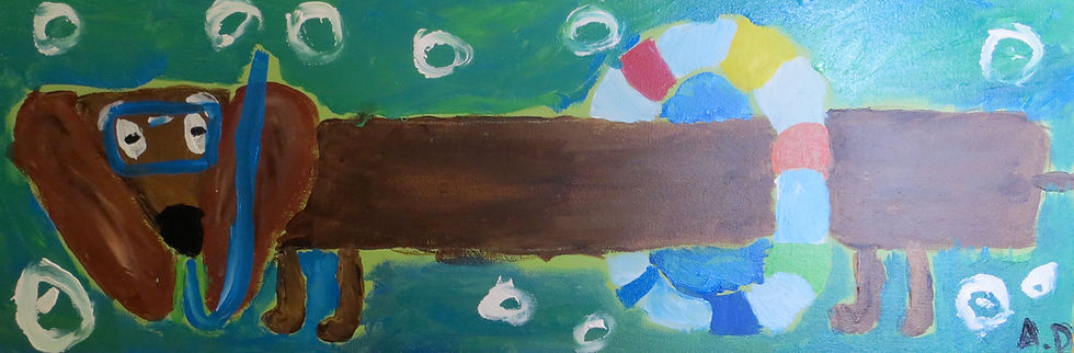 Weiner dog goes swimming~ Thursday, June 18 10-11:30 $50