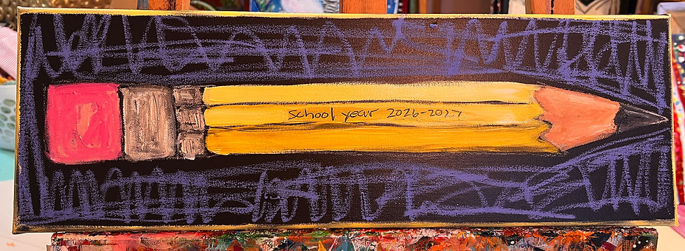 "BACK TO SCHOOL PENCIL"~ Tuesday, July 28, 10-11:30