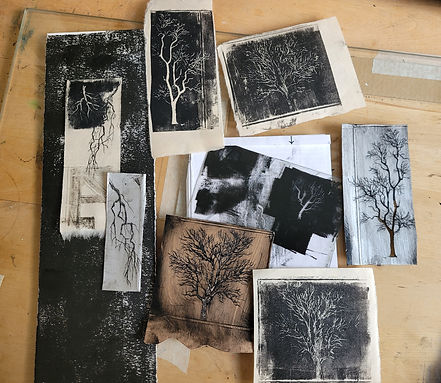 selection of small tree prints