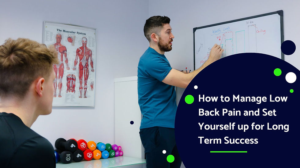 physio writing instructions on a whiteboard for patient