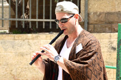 Playing in the streets of Jerusalem