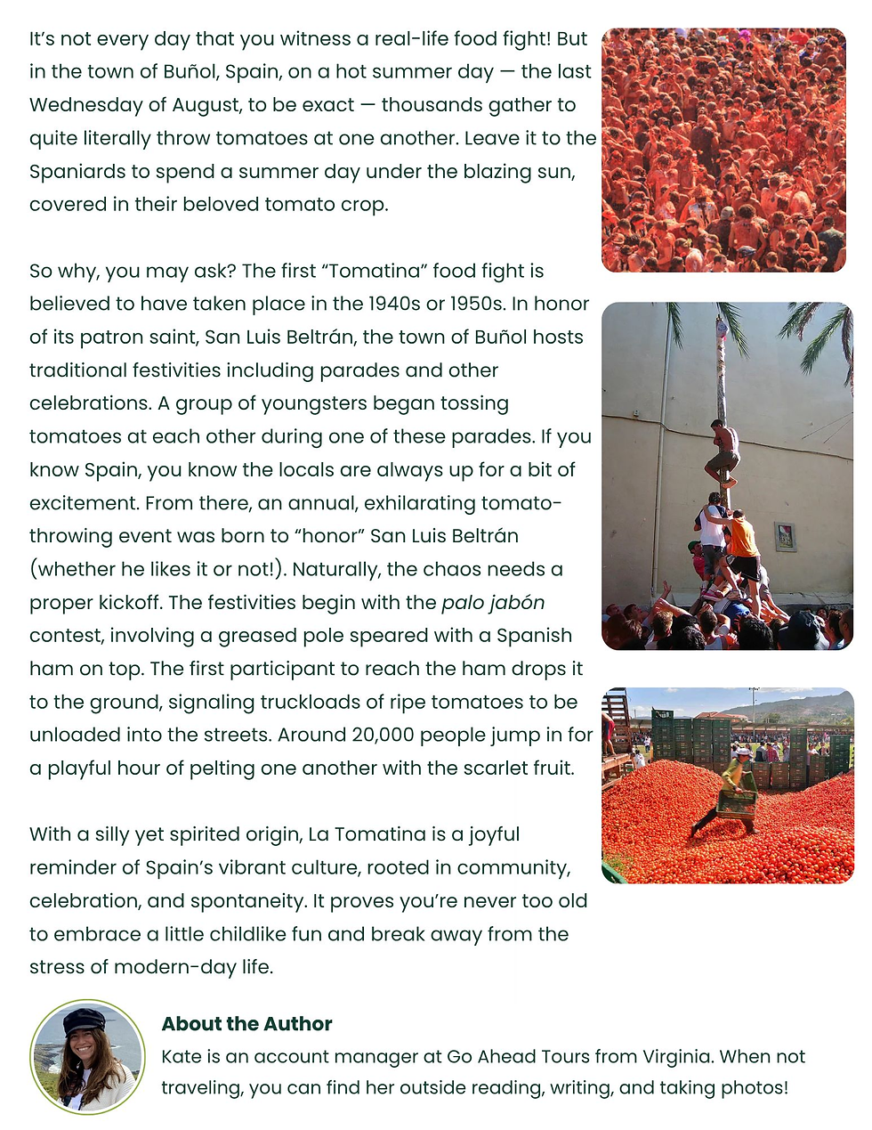 We're Throwing Tomatoes? All About La Tomatina