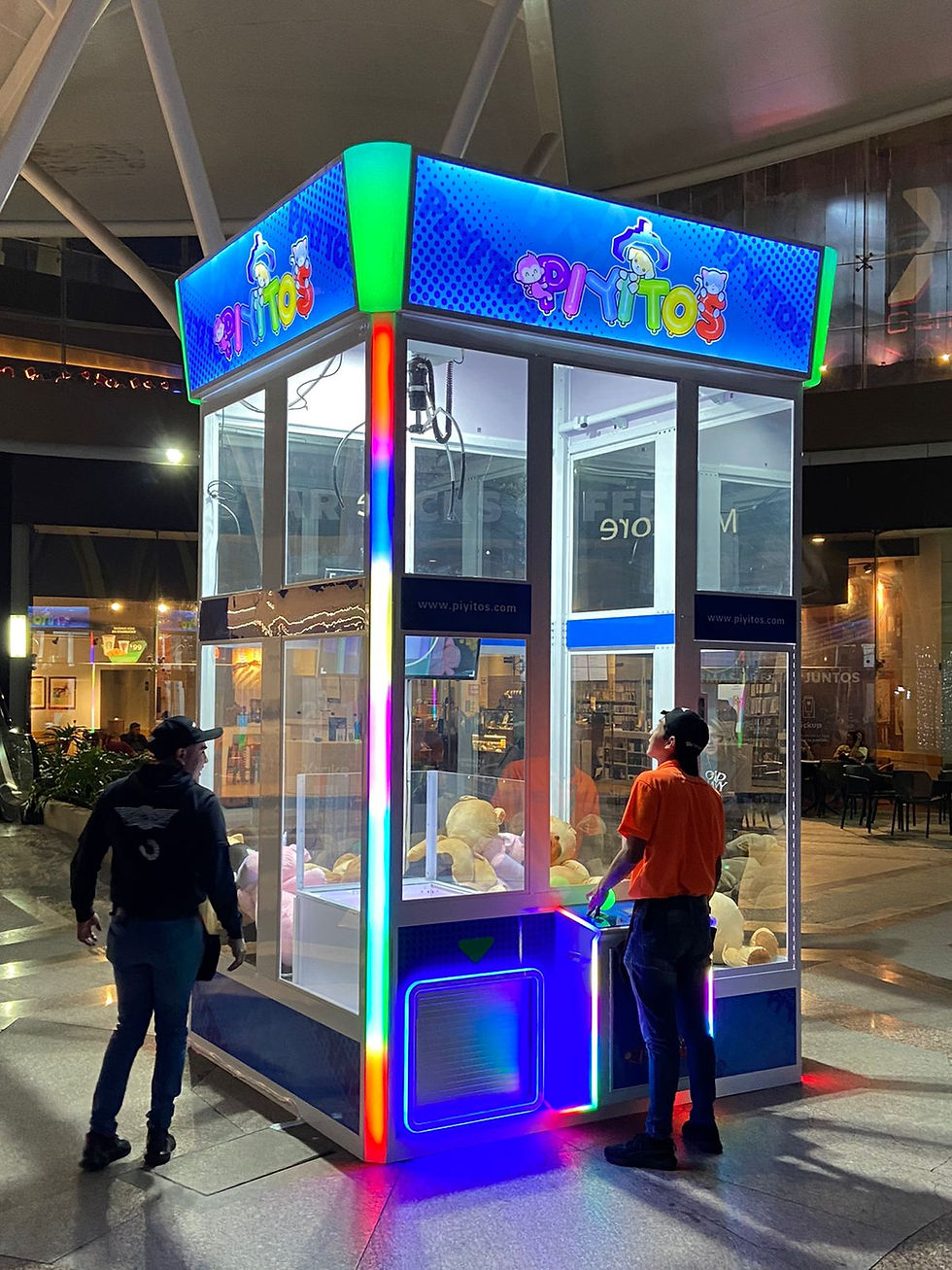 Máquina Caza Peluches Gigante Piyitos