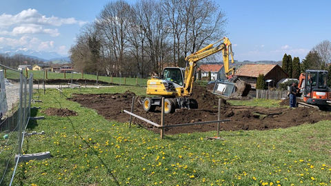 Construction clés en main d’un immeuble de 5 logements à Semsales Fribourg.