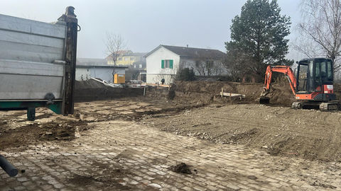 Construction de A à Z de 6 appartements de haut standing à Portalban FR.