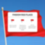 Red flag with warnings about not dealing with a professional when it comes to Findom