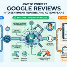 How to Convert Google Reviews into Sentiment Reports and Action Plans