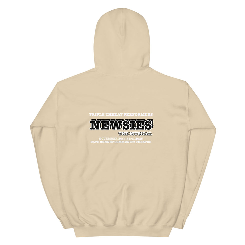 Thumbnail: ADULT Newsies Cast Unisex Hoodie