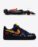 Custom Nike Air Force 1 F1 Redbull racing Max Verstappen RB21