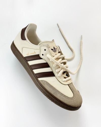 adidas gazelle silver green womens Women's Adidas Samba OG in Aurora Coffee / Off White – Oneness Boutique main image 1